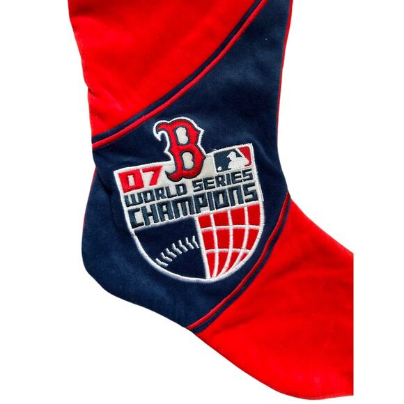2007 Red Sox World Series Champions Christmas Stocking - Picture 2 of 4